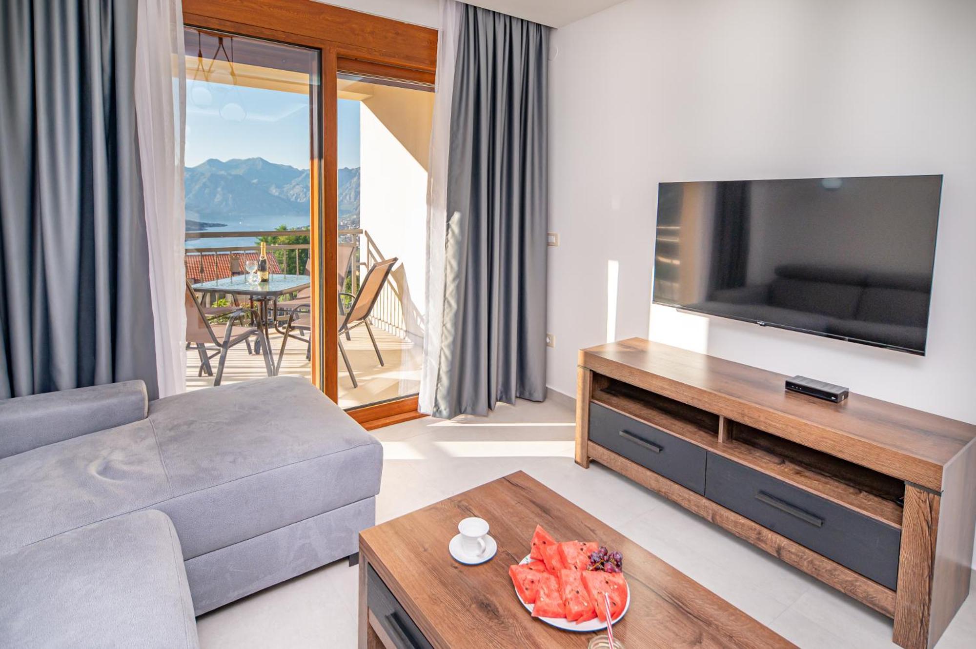 Apartmán Red Hill Kotor Exteriér fotografie